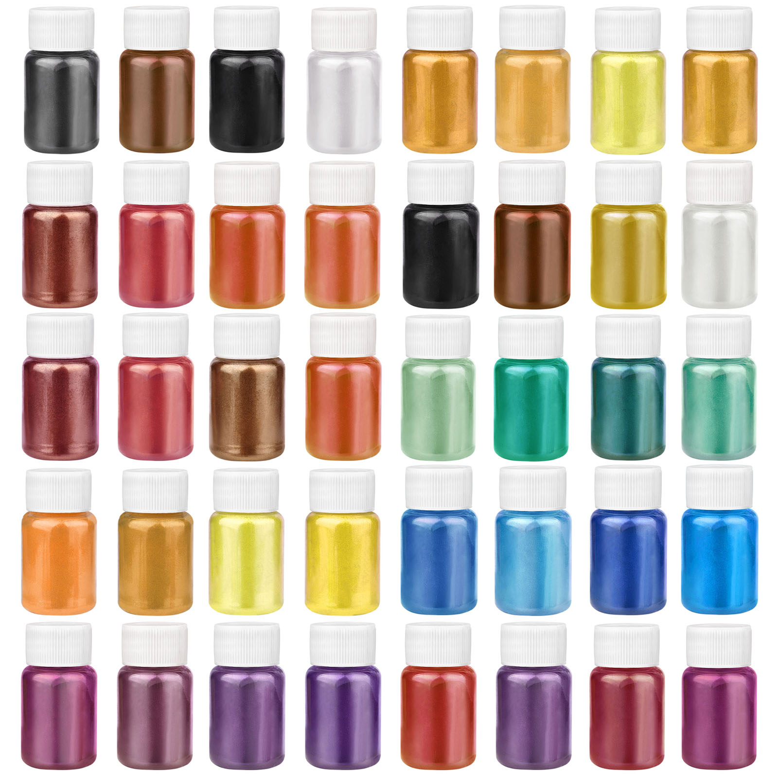 Mica Powder Colorant - مجموعة من 4 ألوان من مسحوق