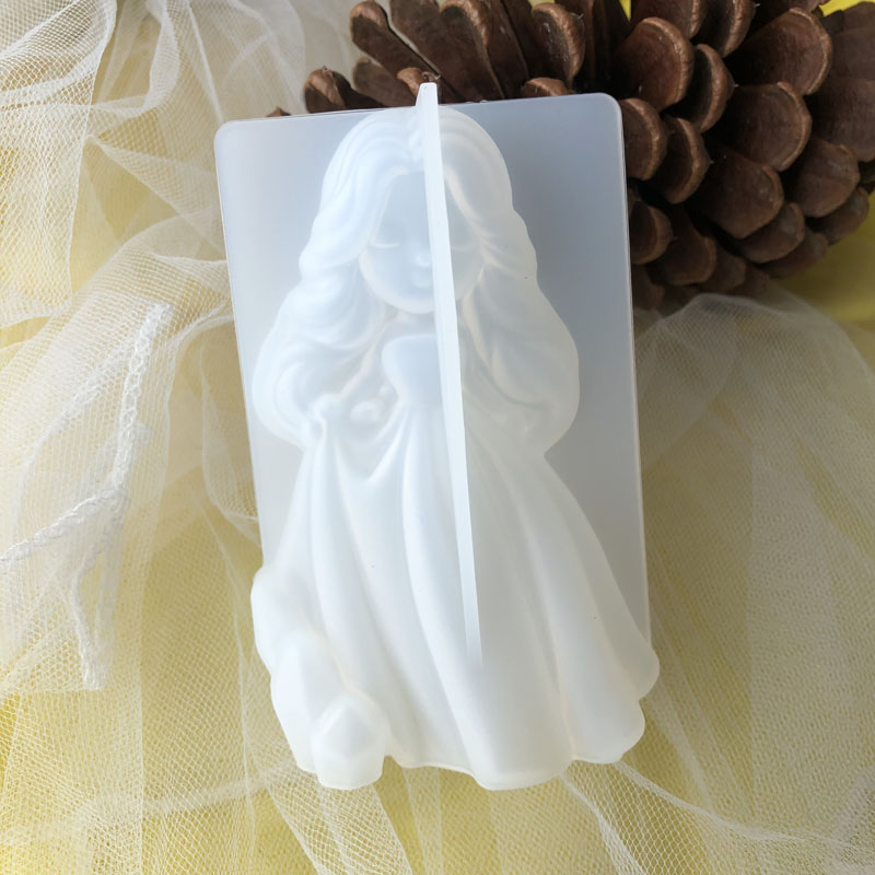 Soap Mold Silicone Loaf - ثلاثية الأبعاد لطيف الأميرة سيليكون قالب