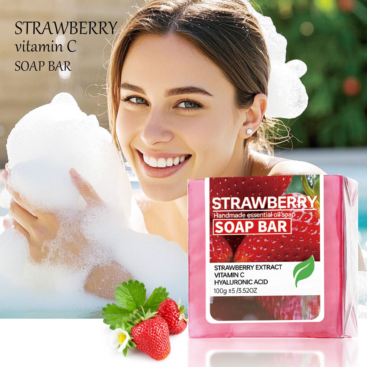 Soap Making Fragrance Oil - صابون يدوي الصنع بزيت الفراولة العطري،