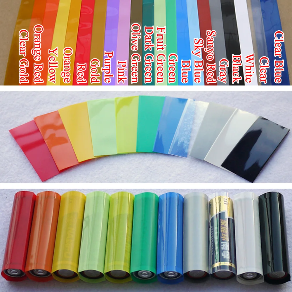 Shrink Wrap Pvc - 25 ~ 500 قطعة AA /