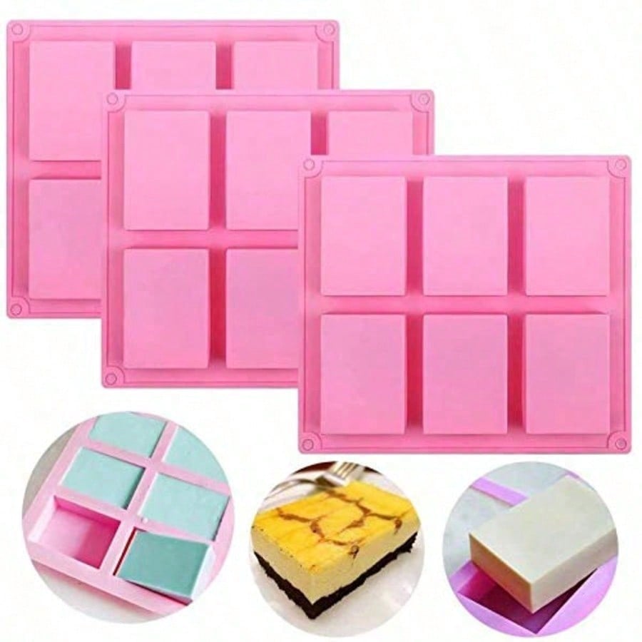 Soap Mold Silicone Loaf - عبوة واحدة أو عبوتين من قوالب