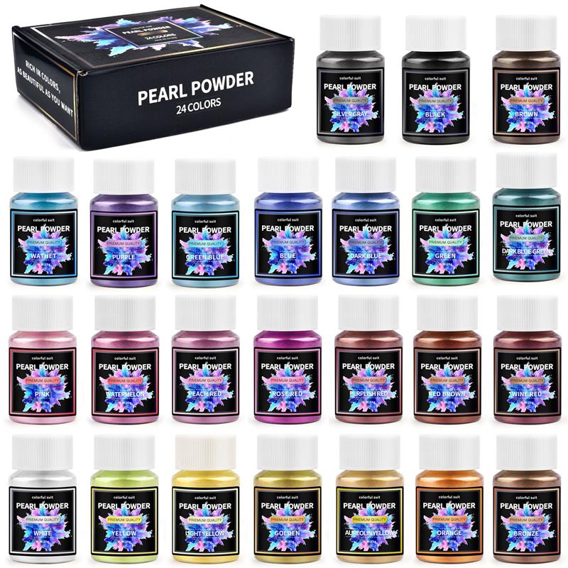 Mica Powder Colorant - 6/24/30 لون راتنجات الايبوكسي صبغ مسحوق