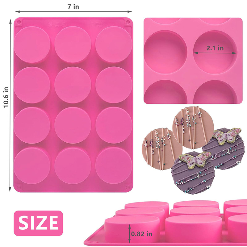 قوالب سيليكون دائرية بـ 12 تجو - مراجعة Soap Mold Silicone Loaf وسعره
