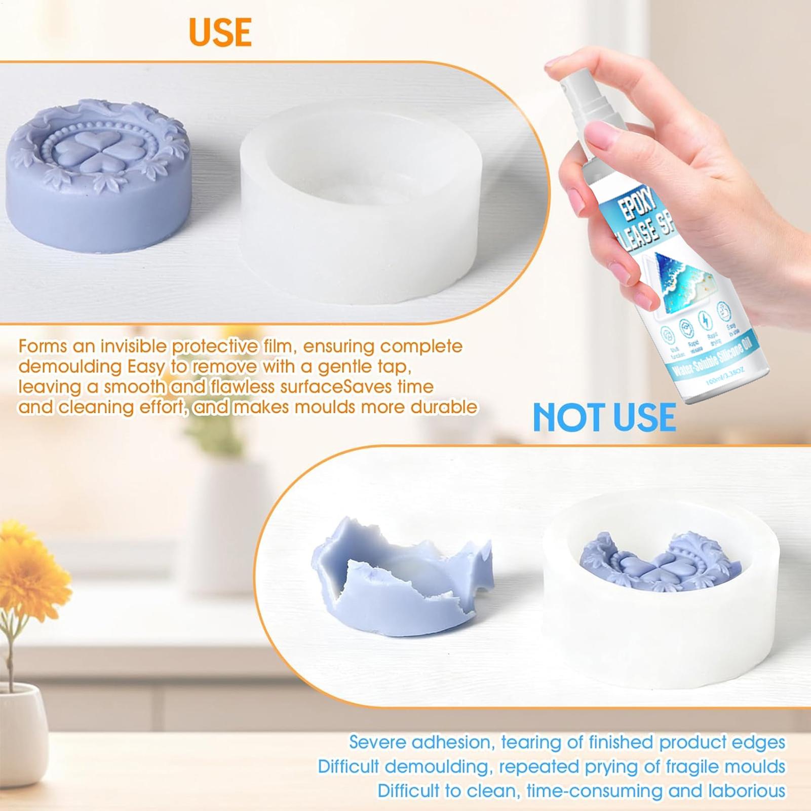 رذاذ سيليكون للقوالب، رذاذ إيب - مراجعة Soap Mold Silicone Loaf وسعره