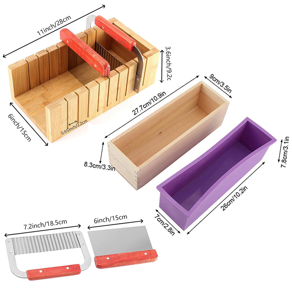 مجموعة أدوات صنع الصابون المصن - مراجعة Soap Mold Silicone Loaf وسعره