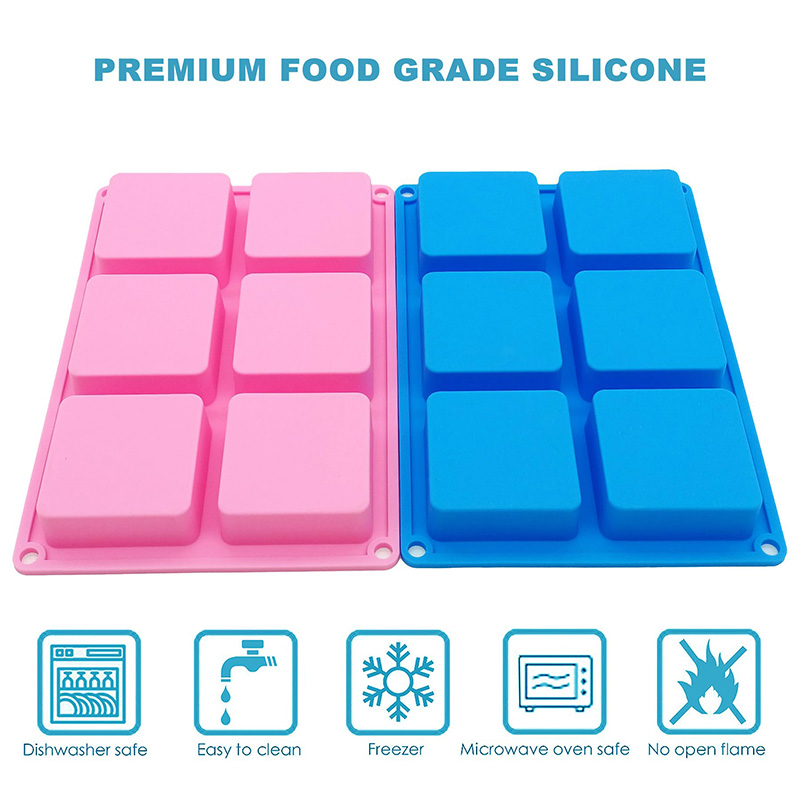 قوالب صابون مربعة من السيليكون - مراجعة Soap Mold Silicone Loaf وسعره