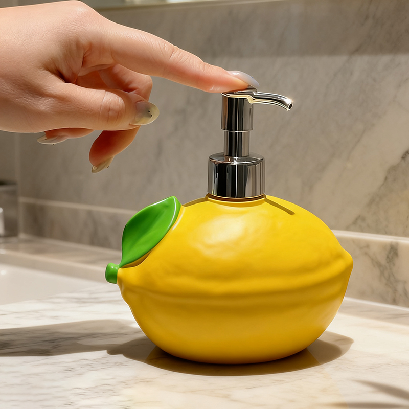 موزع صابون من الراتنج على شكل  - مراجعة Soap Making Jug وسعره