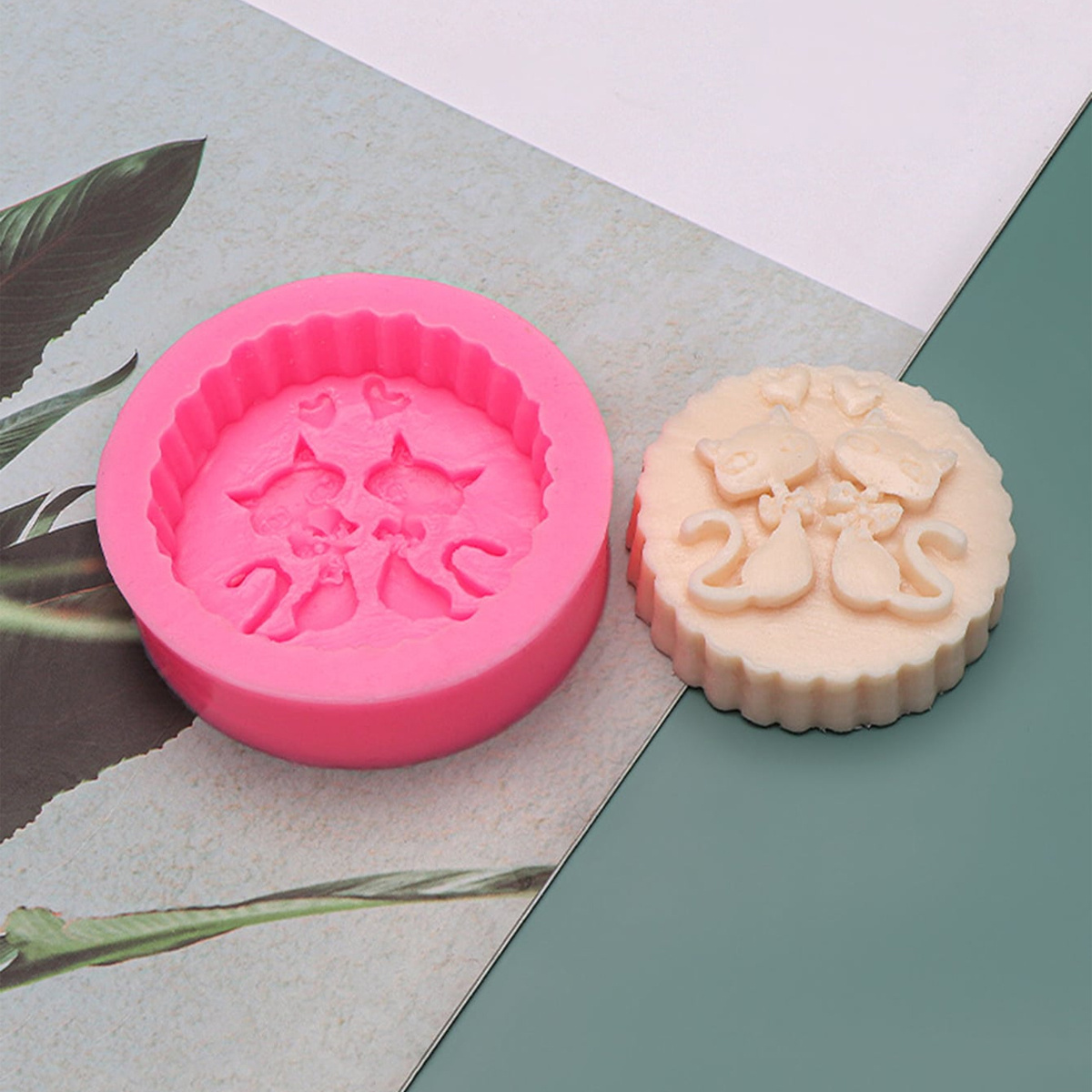 قالب صابون سيليكون على شكل قطة - مراجعة Soap Making Instructions وسعره