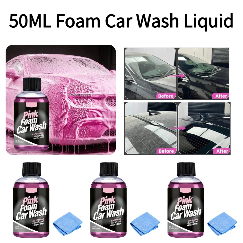 سائل غسيل السيارات الرغوي 50 م - مراجعة Soap Making Foam وسعره