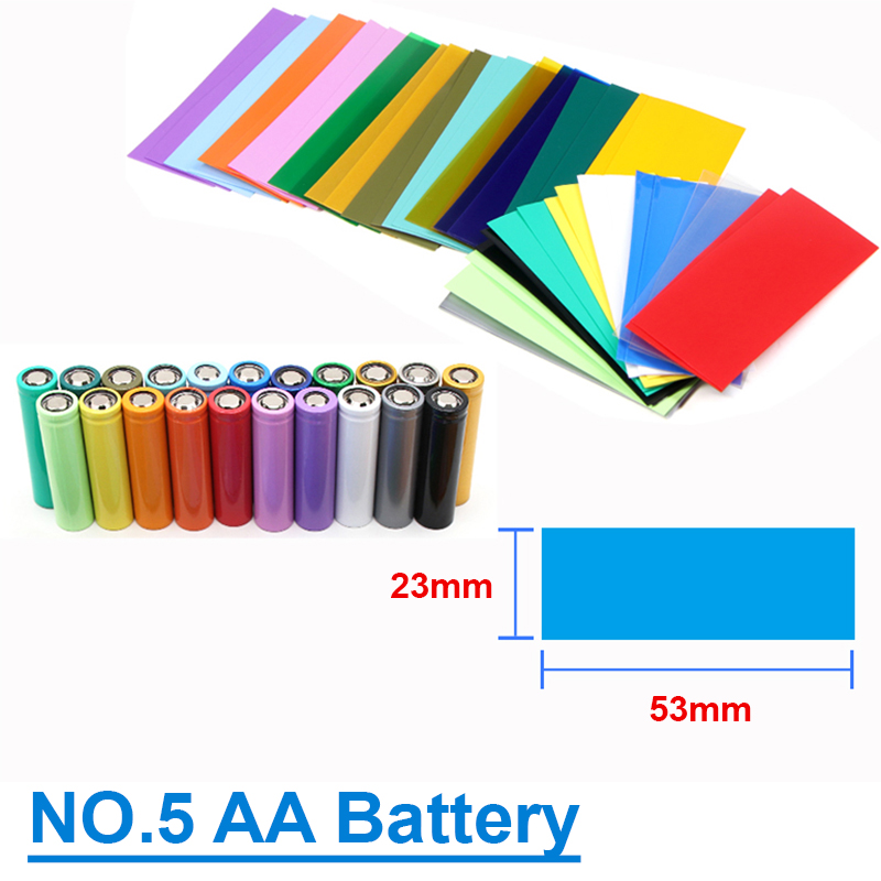 25 ~ 500 قطعة AA / AAA/18650/2 - مراجعة Shrink Wrap Pvc وسعره