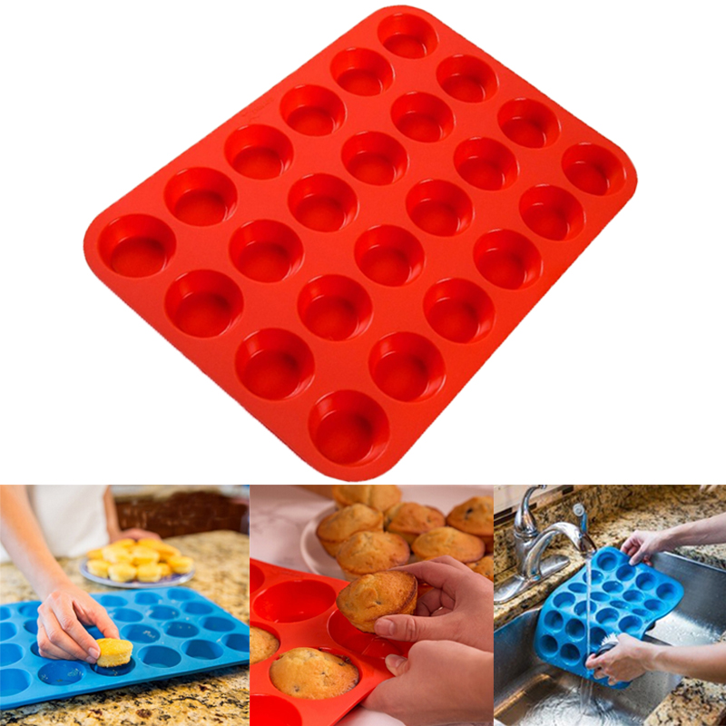 24 حفرة قالب الكعكة سيليكون ال - مراجعة Soap Making Jug وسعره