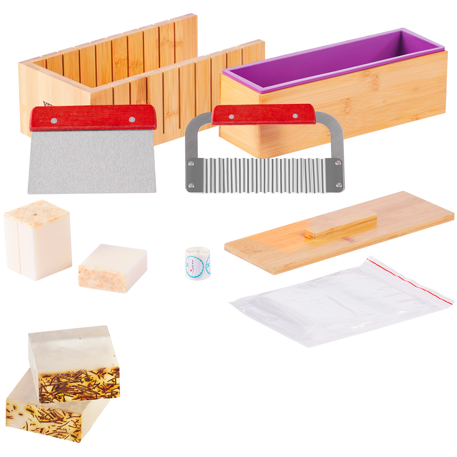 طقم صنع الصابون من VEVOR، صندو - مراجعة Soap Making Instructions وسعره