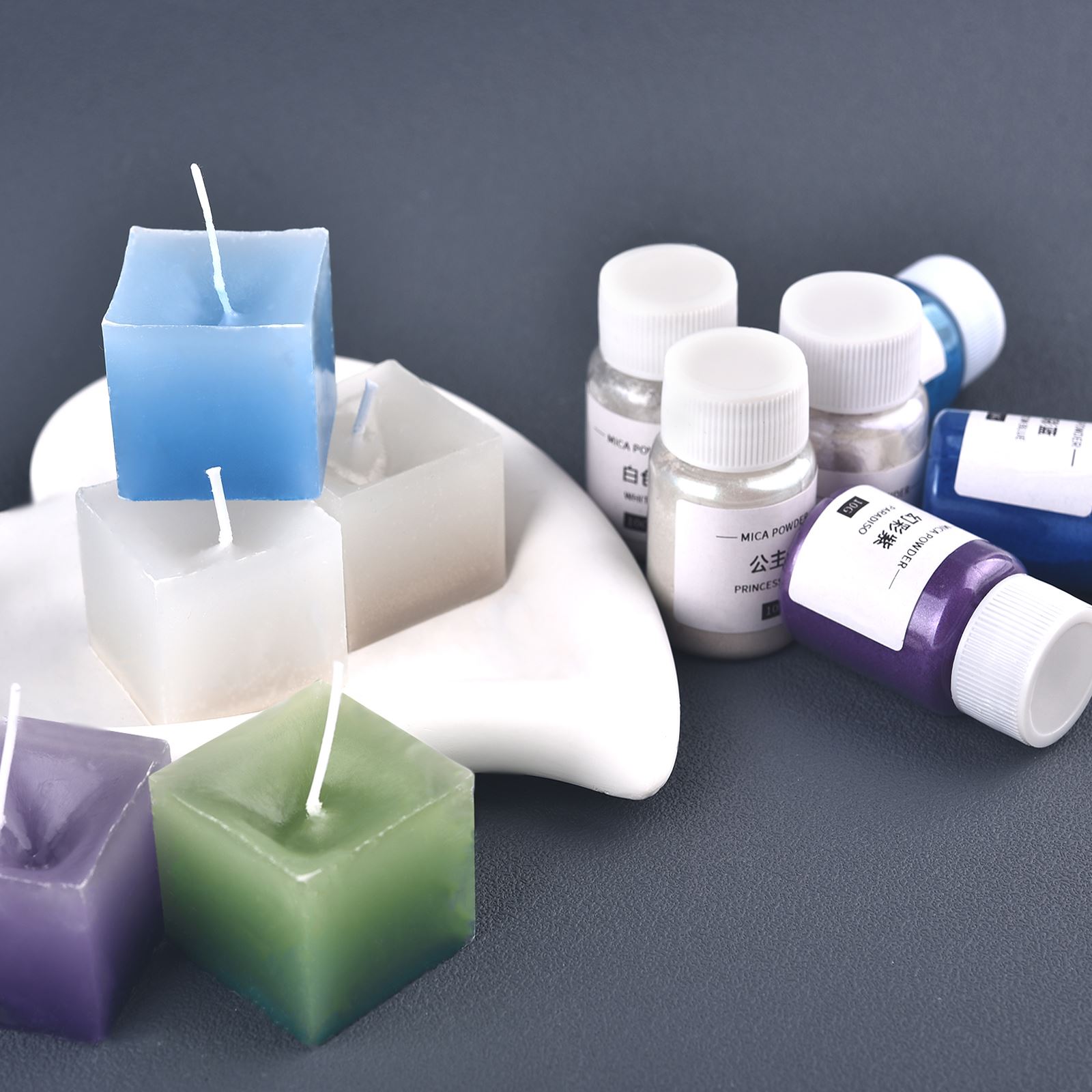 عامل تلوين الشموع ، مسحوق المي - مراجعة Soap Making Instructions وسعره