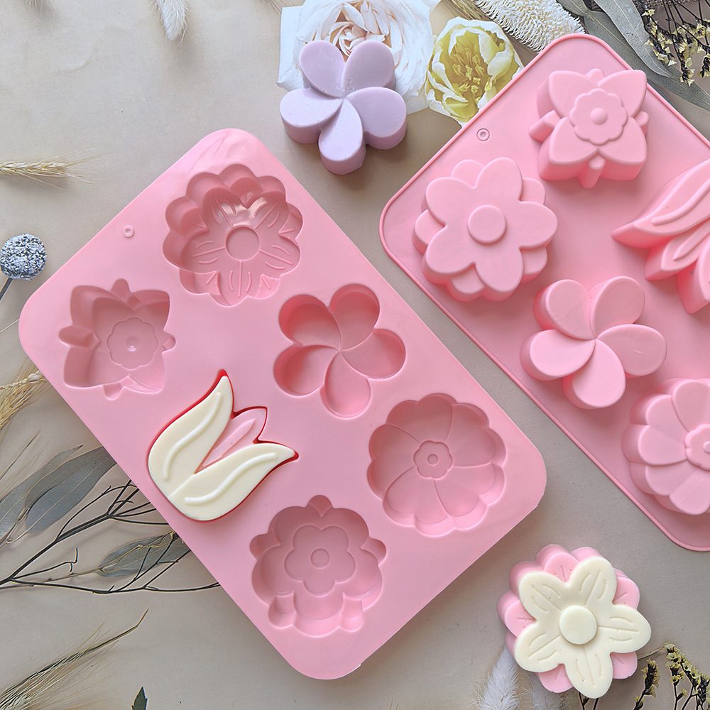 قوالب سيليكون على شكل زهور متن - مراجعة Soap Mold Silicone Loaf وسعره