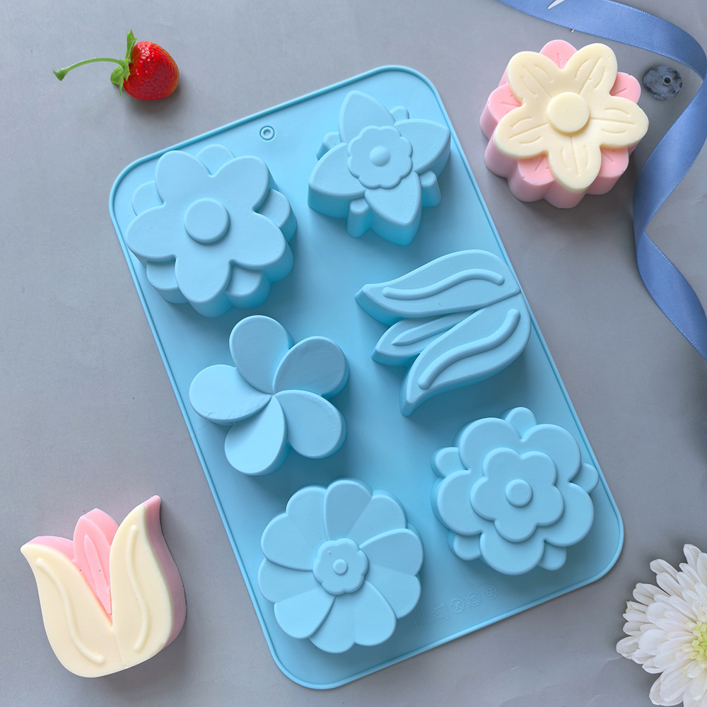 قوالب سيليكون على شكل زهور متن - مراجعة Soap Mold Silicone Loaf وسعره