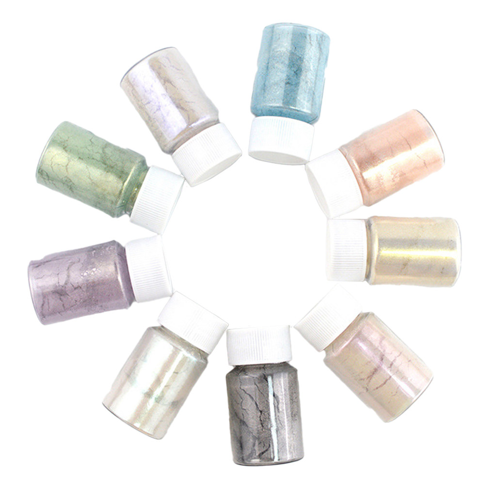 مجموعة مكونة من 9 ألوان من مسح - مراجعة Mica Powder Colorant وسعره