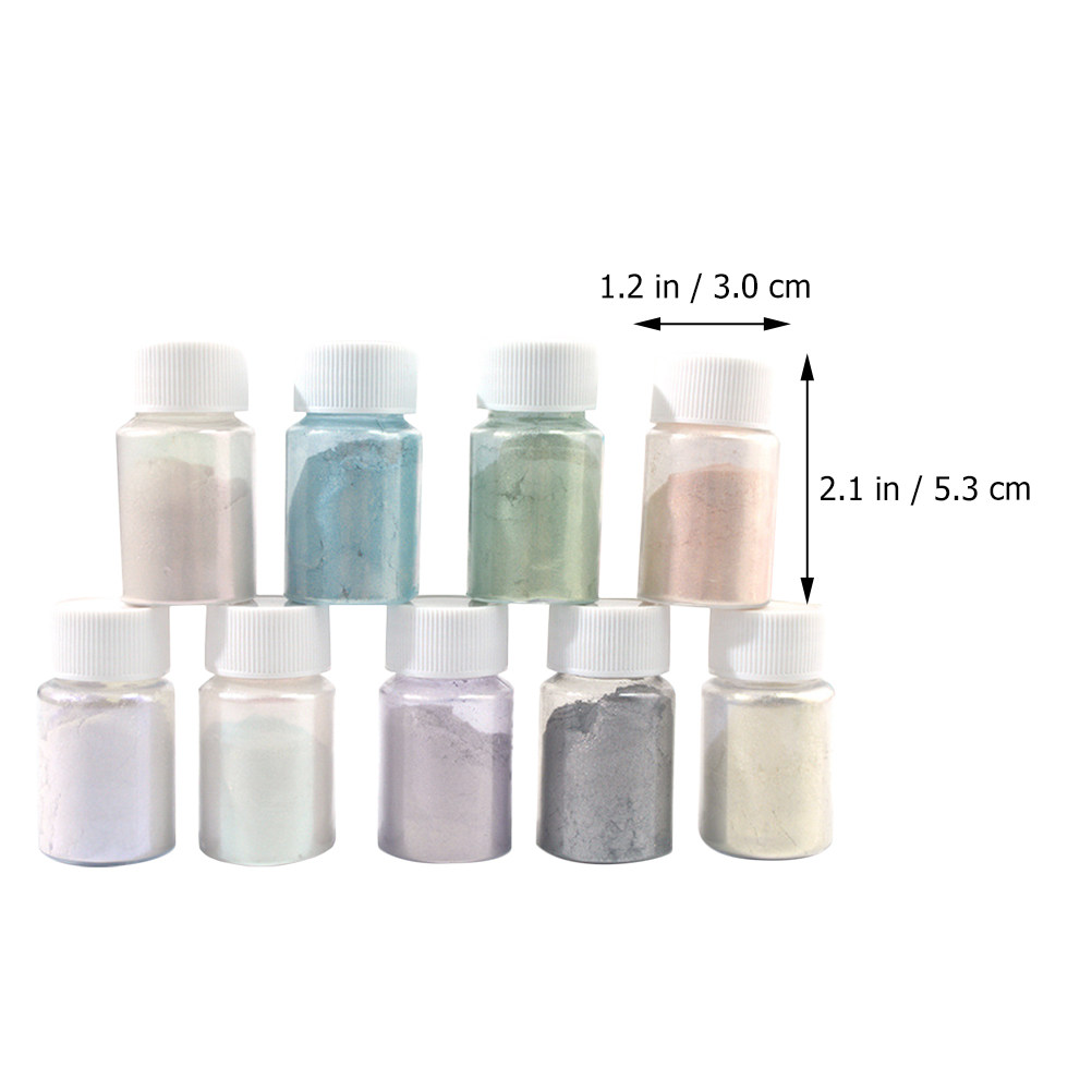 مجموعة مكونة من 9 ألوان من مسح - مراجعة Mica Powder Colorant وسعره