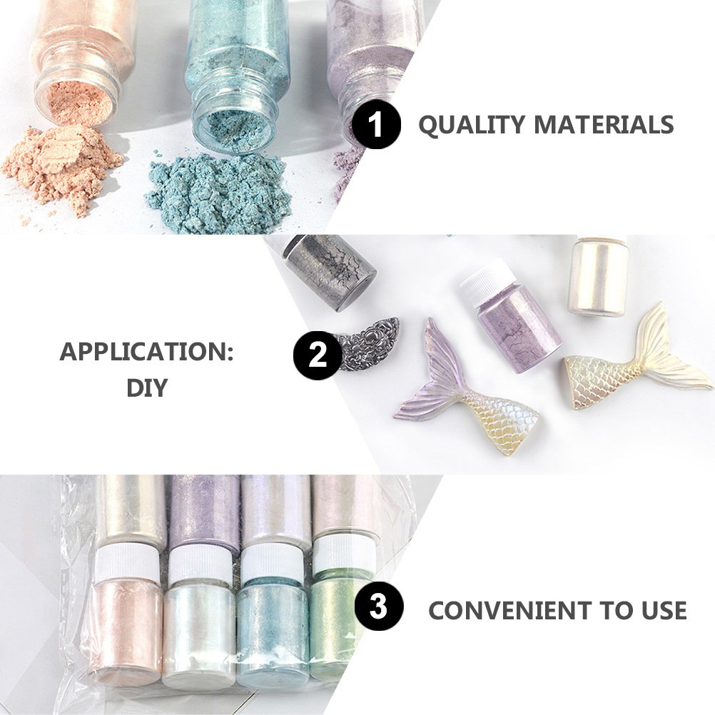 مجموعة مكونة من 9 ألوان من مسح - مراجعة Mica Powder Colorant وسعره