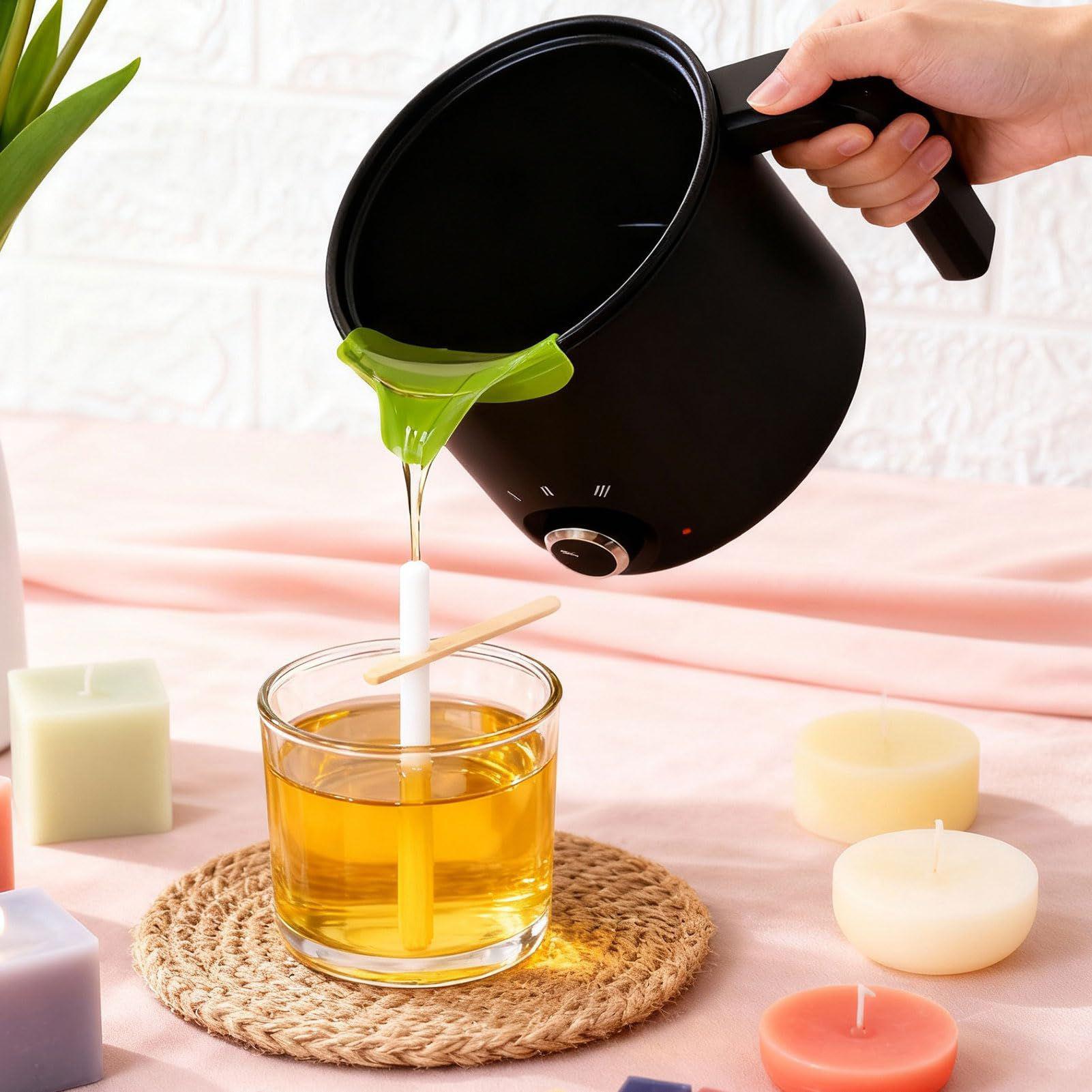 وعاء كهربائي لصهر شمع الشموع س - مراجعة Soap Making Ideas وسعره