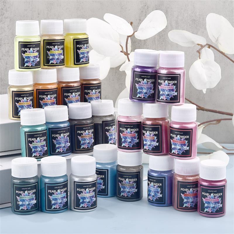 6/24/30 لون راتنجات الايبوكسي  - مراجعة Mica Powder Colorant وسعره