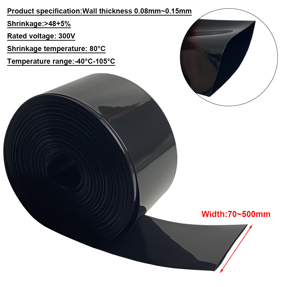 1 متر 18650 يبو بطارية بولي كل - مراجعة Shrink Wrap Pvc وسعره